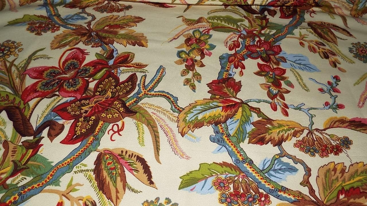 2 Rose Tree Ornate Pillow Shams King Size Hyde Park Pattern Paisley Brocade Rope 4