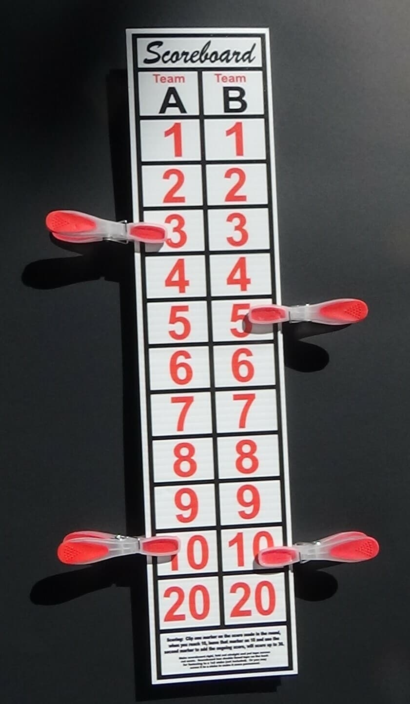 Cornhole  Scoreboard,  Fast FREE SHIP, .Thousands Sold, CAN SCORE UP TO 30