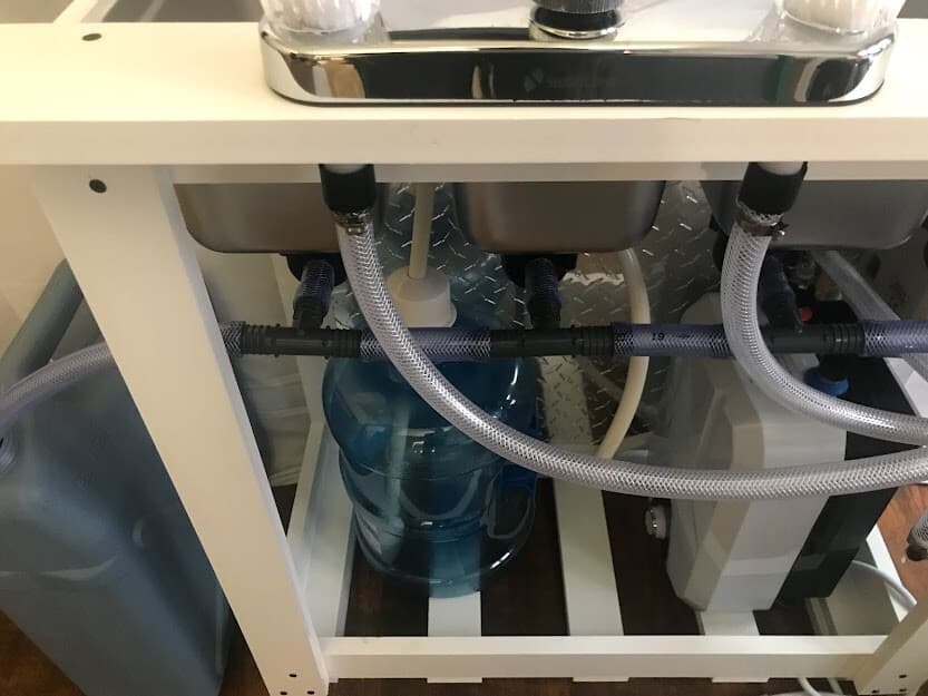 Portable Concession Sink 4 Compartment Sink NEW- Silver (FREE 30 DAY RETURNS!) 4