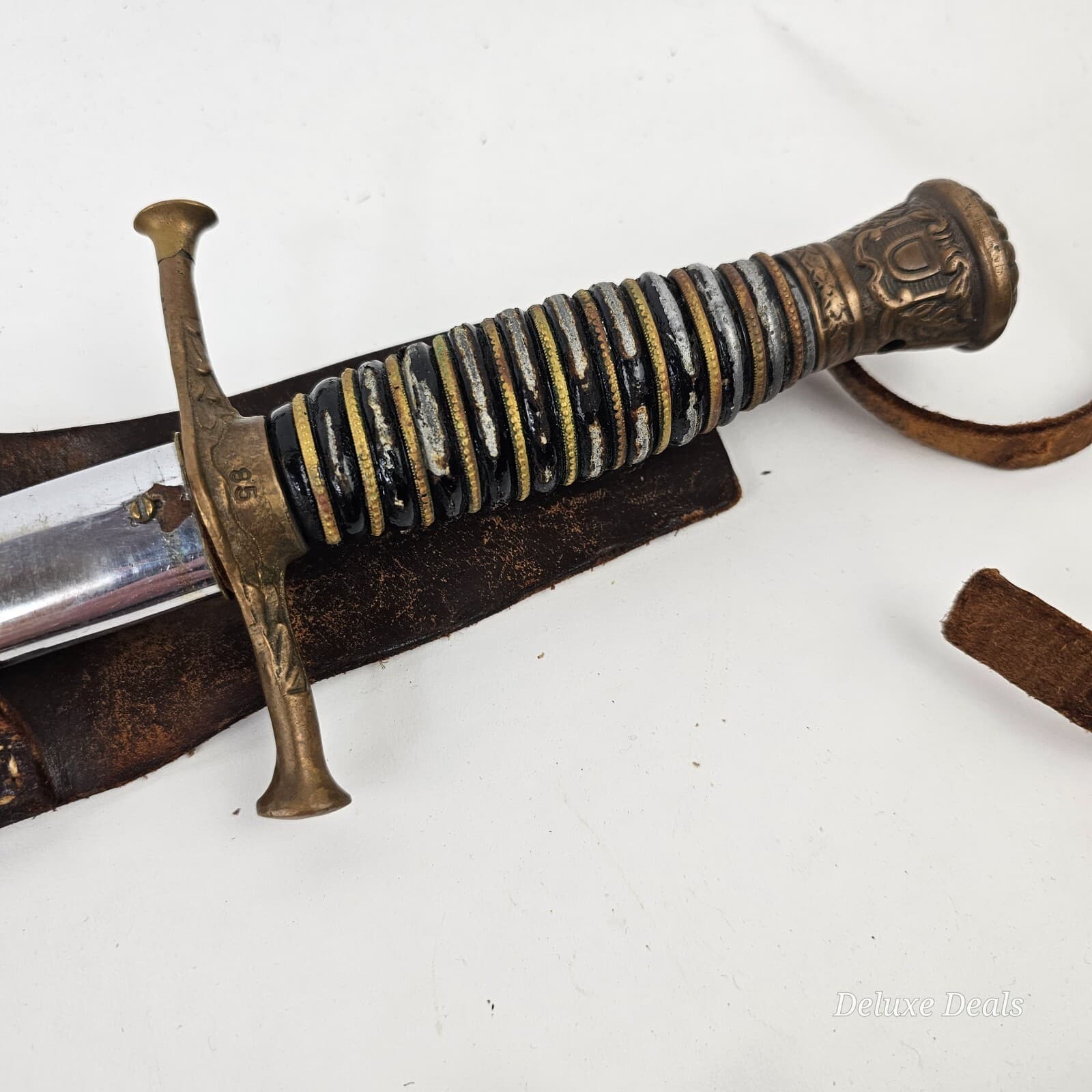 Pair of German Swords w/ Metal Scabbards, approx. 27" Long 4