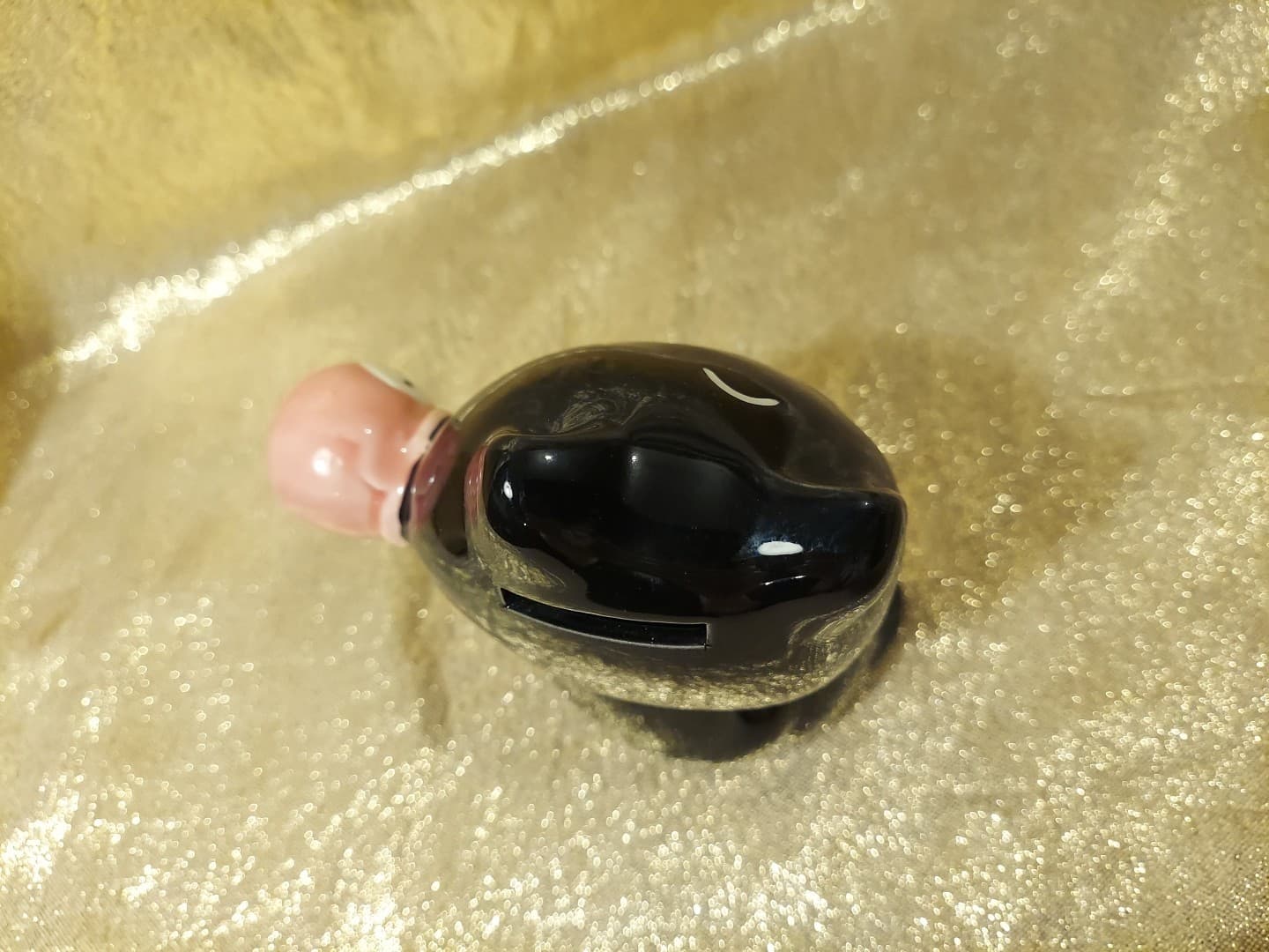 Vintage 60s 70s Tokai Japanese Black Cat Piggy Bank, "Bikku", Surprise, Octopus 5