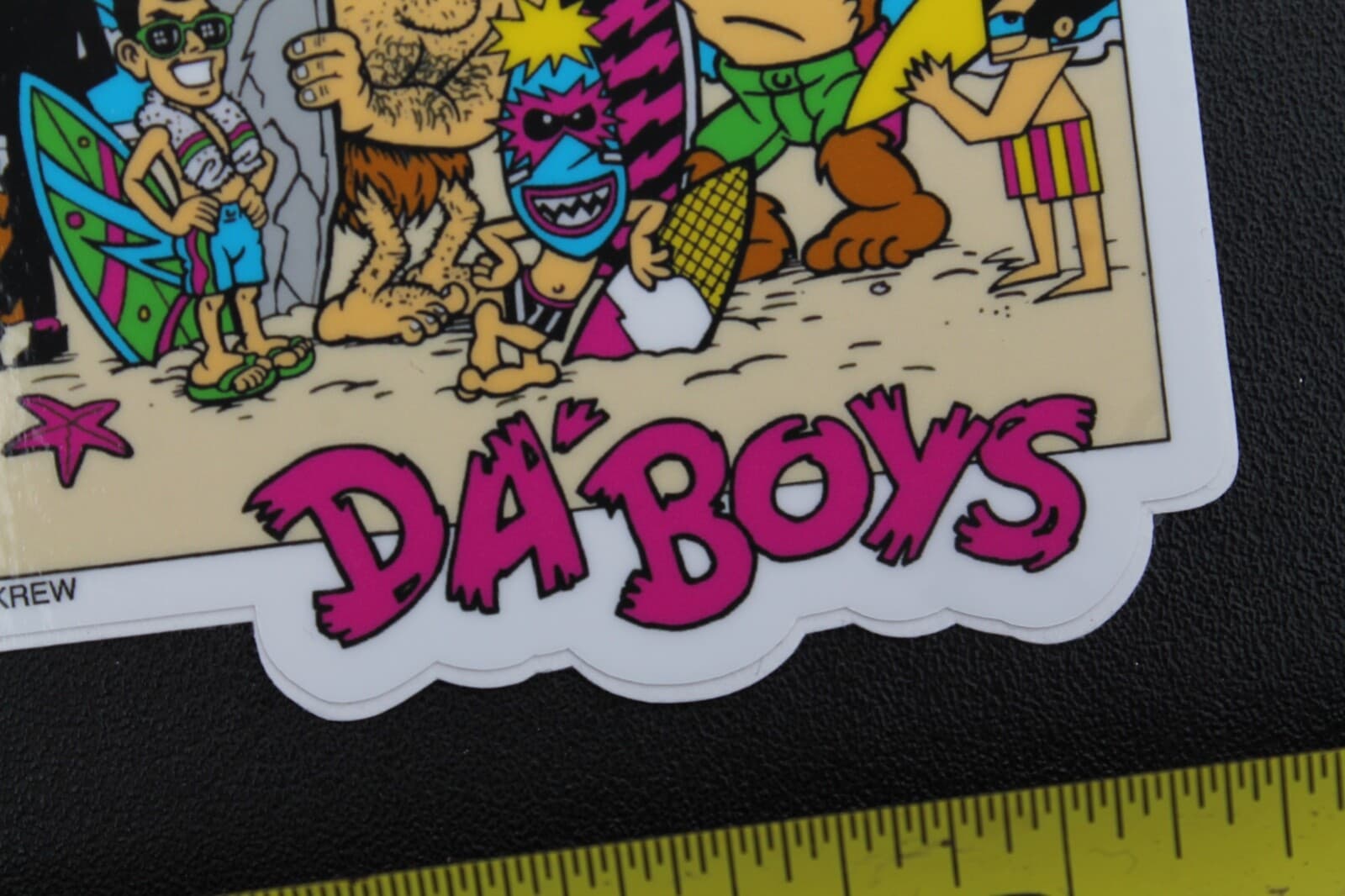 T&C Thrilla Krew Neon Da Boys Town & Country Surfboards Hawaii Surfing STICKER 4