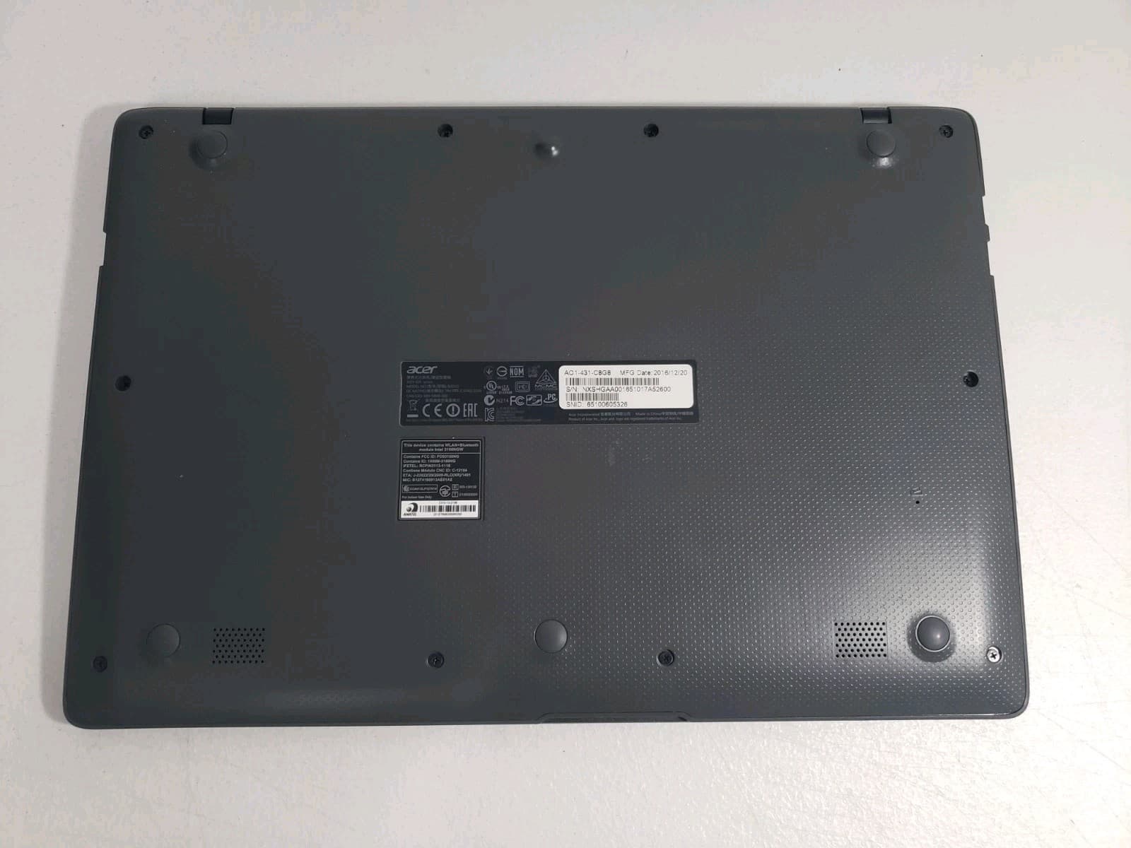 SALVALGE LAPTOPS X3 ACER HP DELL NO HDD NO RAM NO AC ADAPTER 3