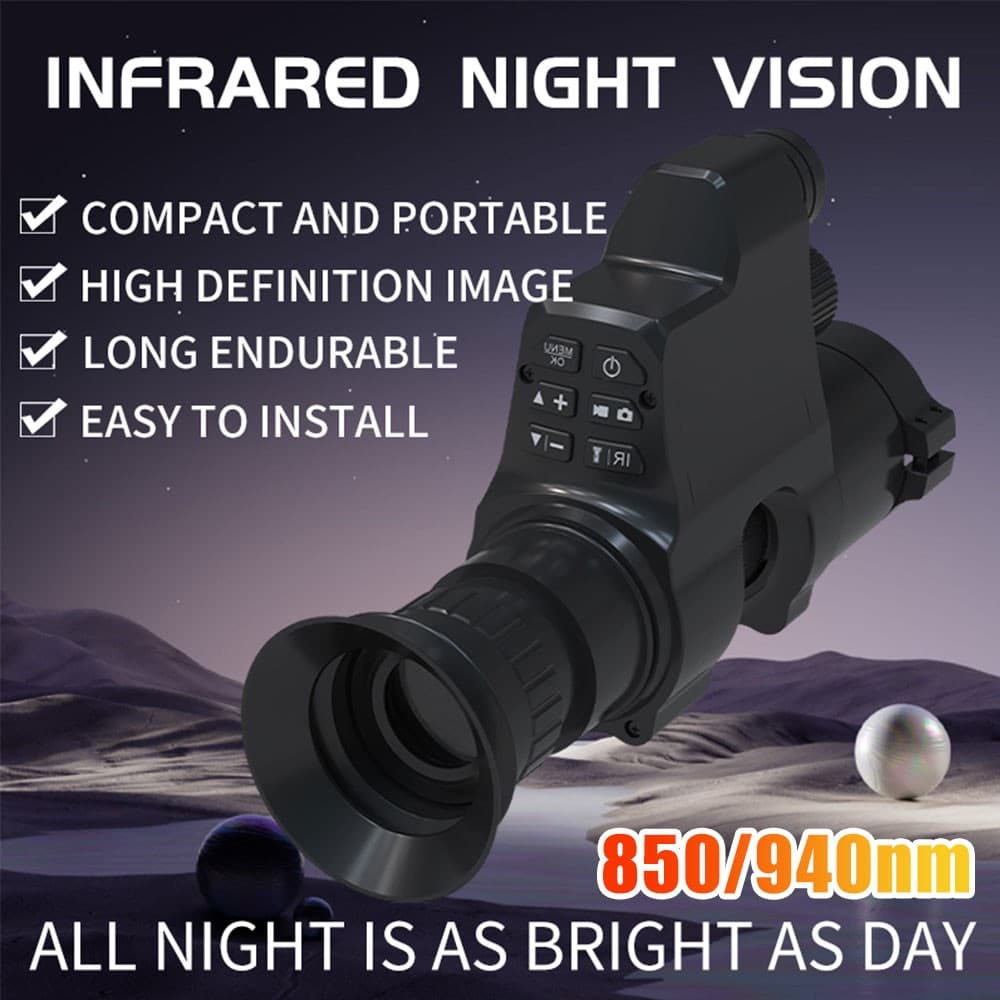 1080P 940nm 4X Infrared Night Vision Scope Digital Zoom Night Vision Monocular 5