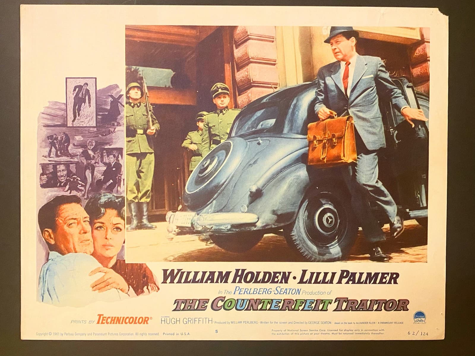 original 1941 Lobby Card THE COUNTERFEIT TRAITOR   11x14"  VG+ with slight aging 5