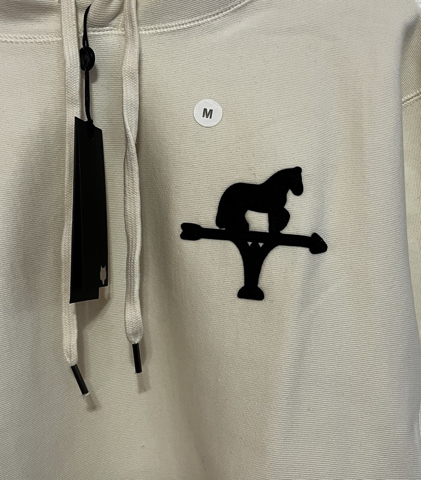 Greyson Men's Heavyweight Golf Hoodie Sweatshirt, Medium, Cream, New with Tags 3