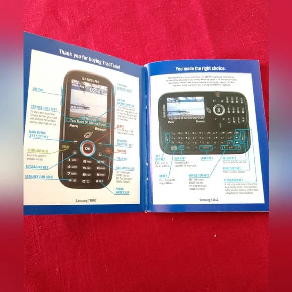 Tracfone Services Guide Owners Manual for Samsung T404G English Spanish 3