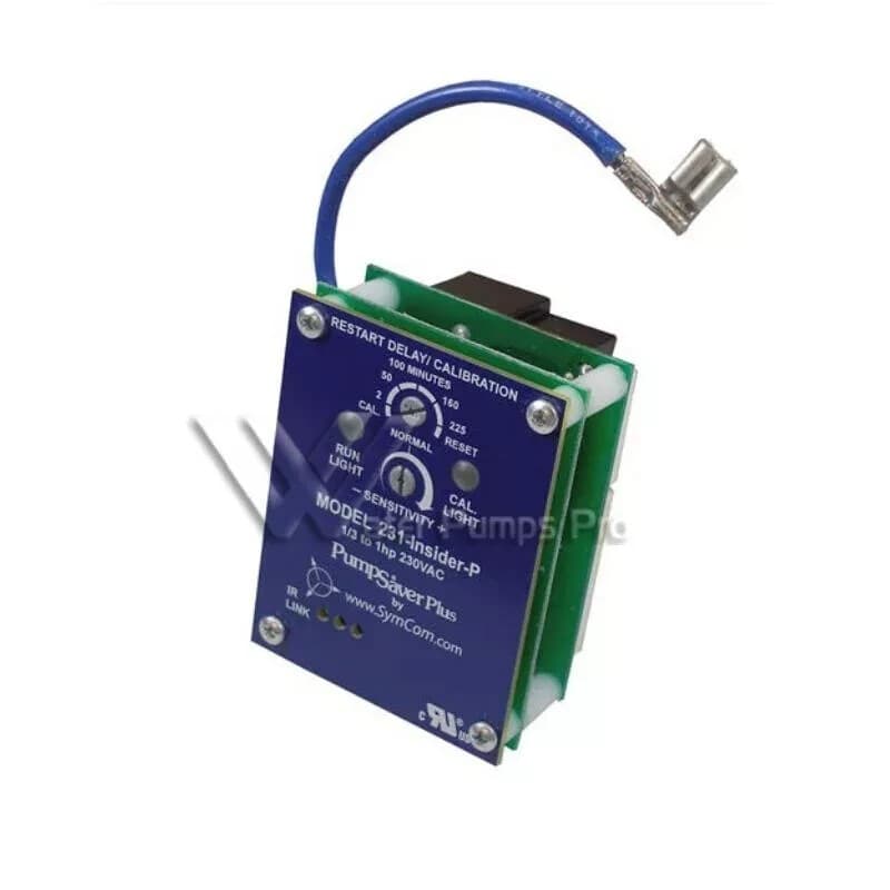 231-INSIDER-P Pump Saver Plus - by SymCom 230VAC Single Phase 1/3 to 1hp