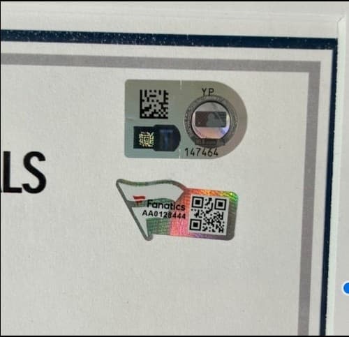 Albert Pujols Autographed 3X Inscribed GU Line-up Card from 700th HR Season 4