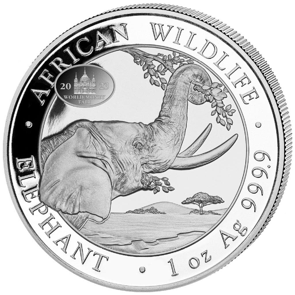 ELEPHANT EXCLUSIVE BERLIN CATHEDRAL WMF PRIVY 2023 1 oz Pure Silver Coin Somalia 2