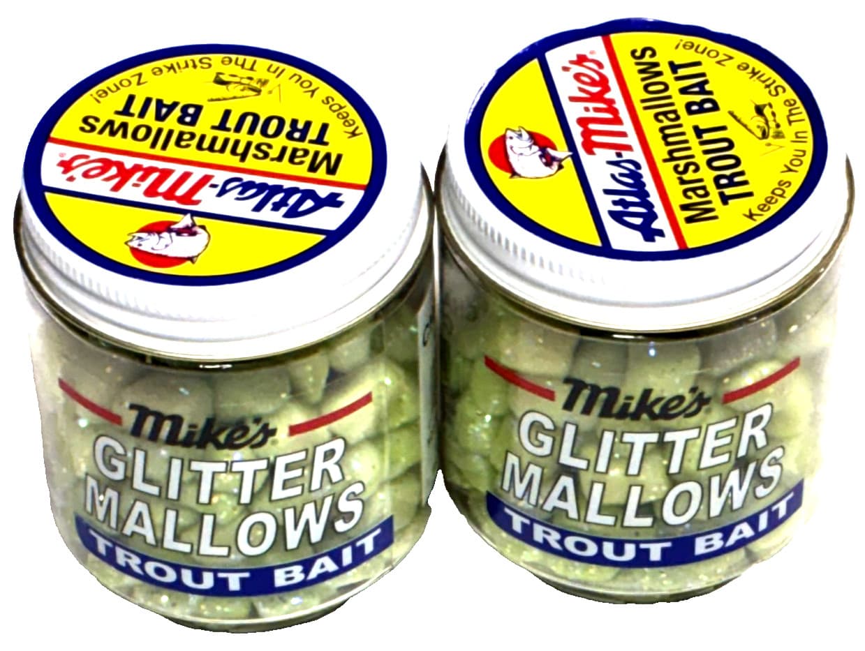2 JARS Atlas-Mike's 1.7oz. Chartreuse Cheese Glitter Mallow 2