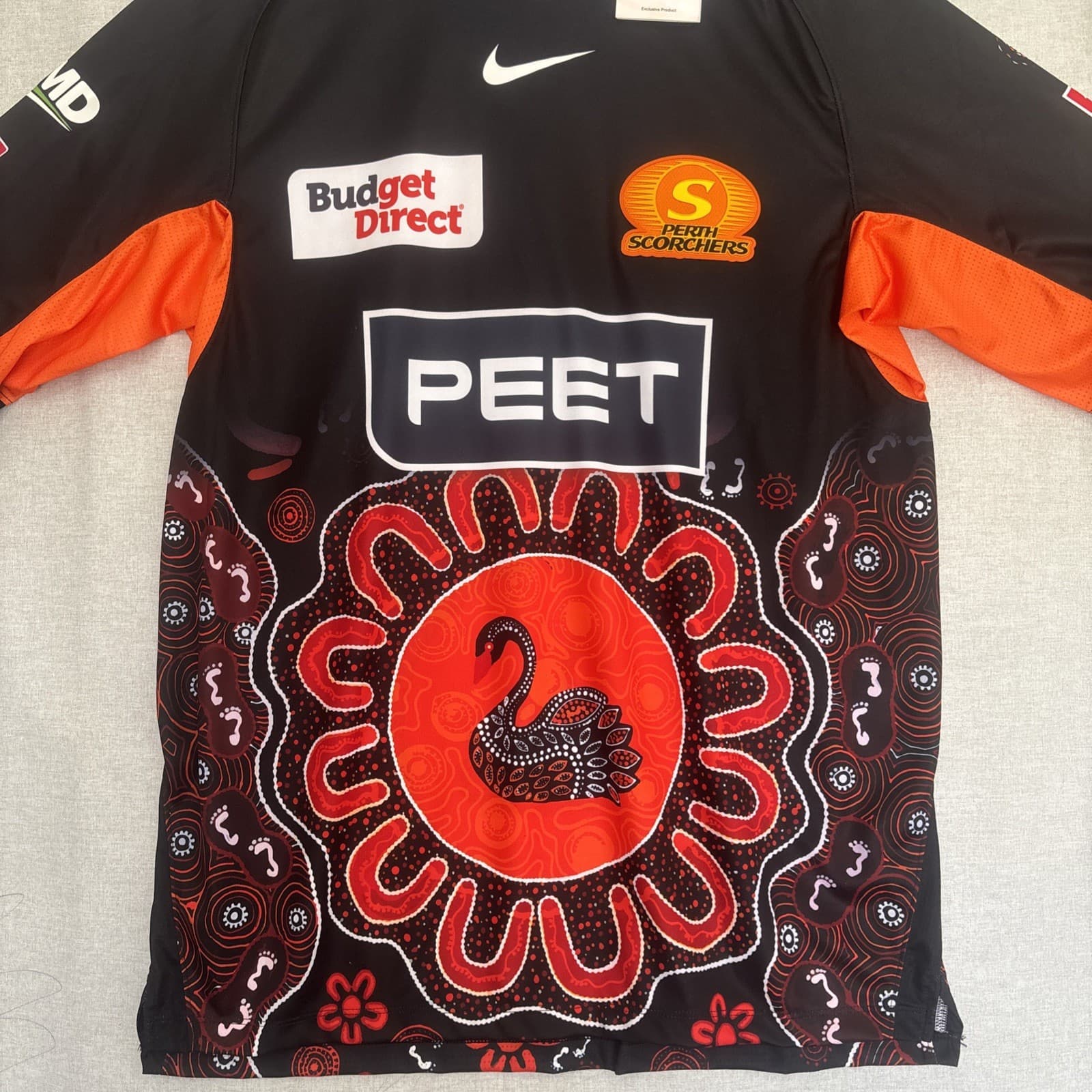 Perth Scorchers 2024/25 On-Field Indigenous Jersey Long Sleeve Nike BBL Large 2