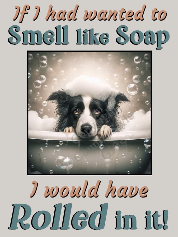 Border Collie Dog Funny Flexible Fridge Magnet Christmas Gift