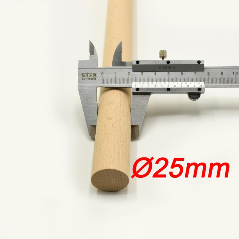 Wooden Dowel Rod 5,8,10,12,15,18,20-60mm Diameters x 100/200/300mm Wood Doweling
