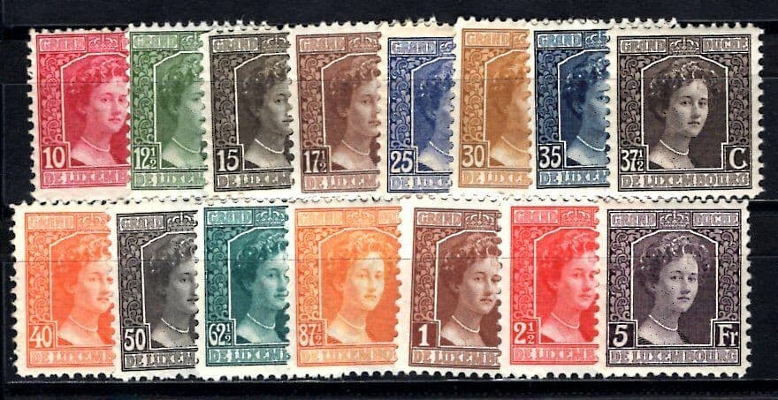 LUXEMBOURG 1914 92-106 ** MINT NICE SET (09827