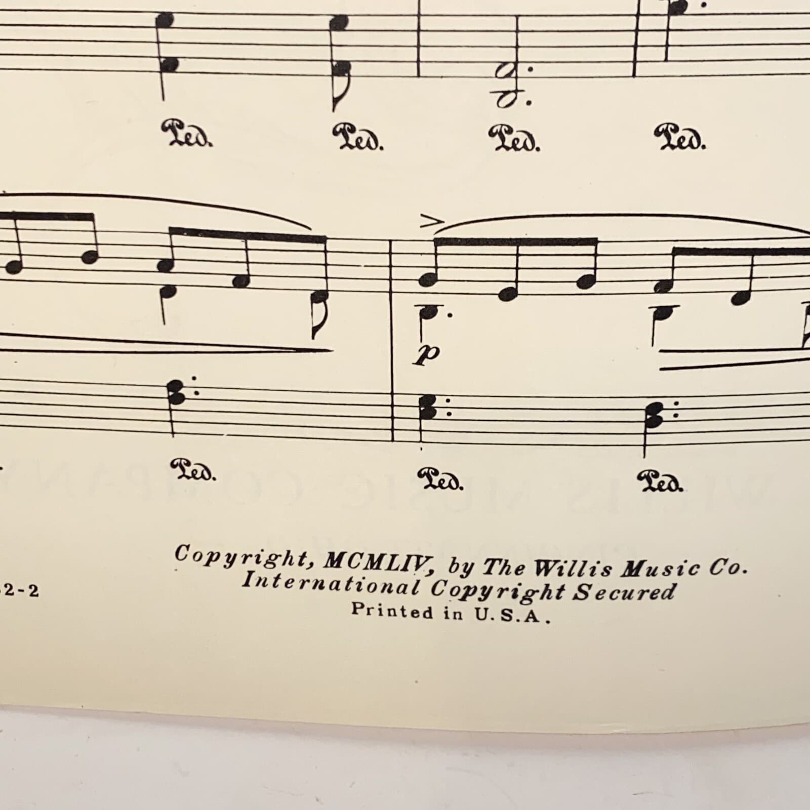 Vintage 1954 From The Organ Loft Piano Solo Sheet Music by N Louise Wright 6