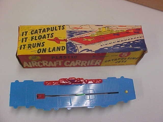 1950S LIDO 8 INCH AIRCRAFT CARRIER NEW WITH BOX 2