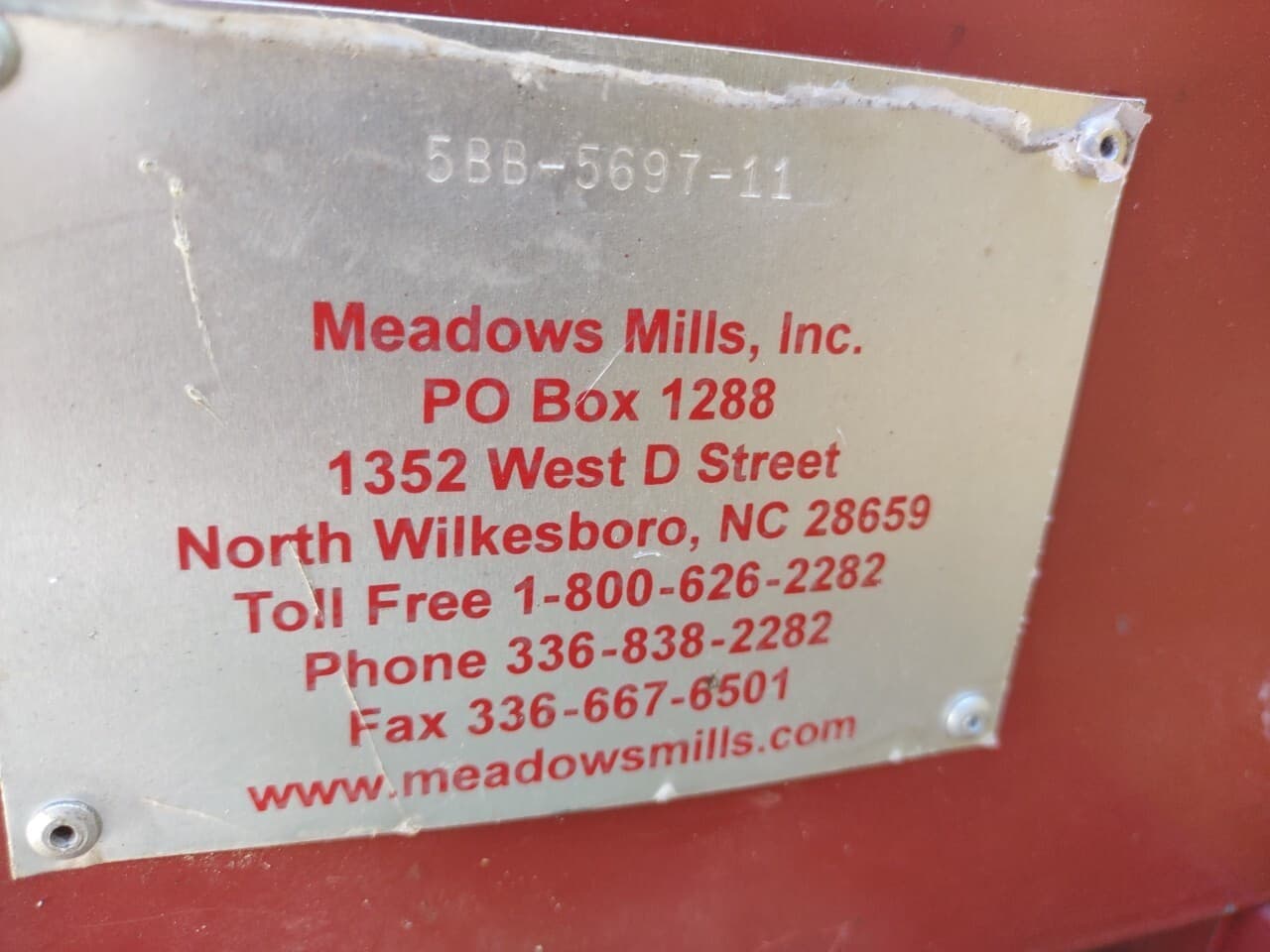 Meadows Gas Powered Hammer mill 6