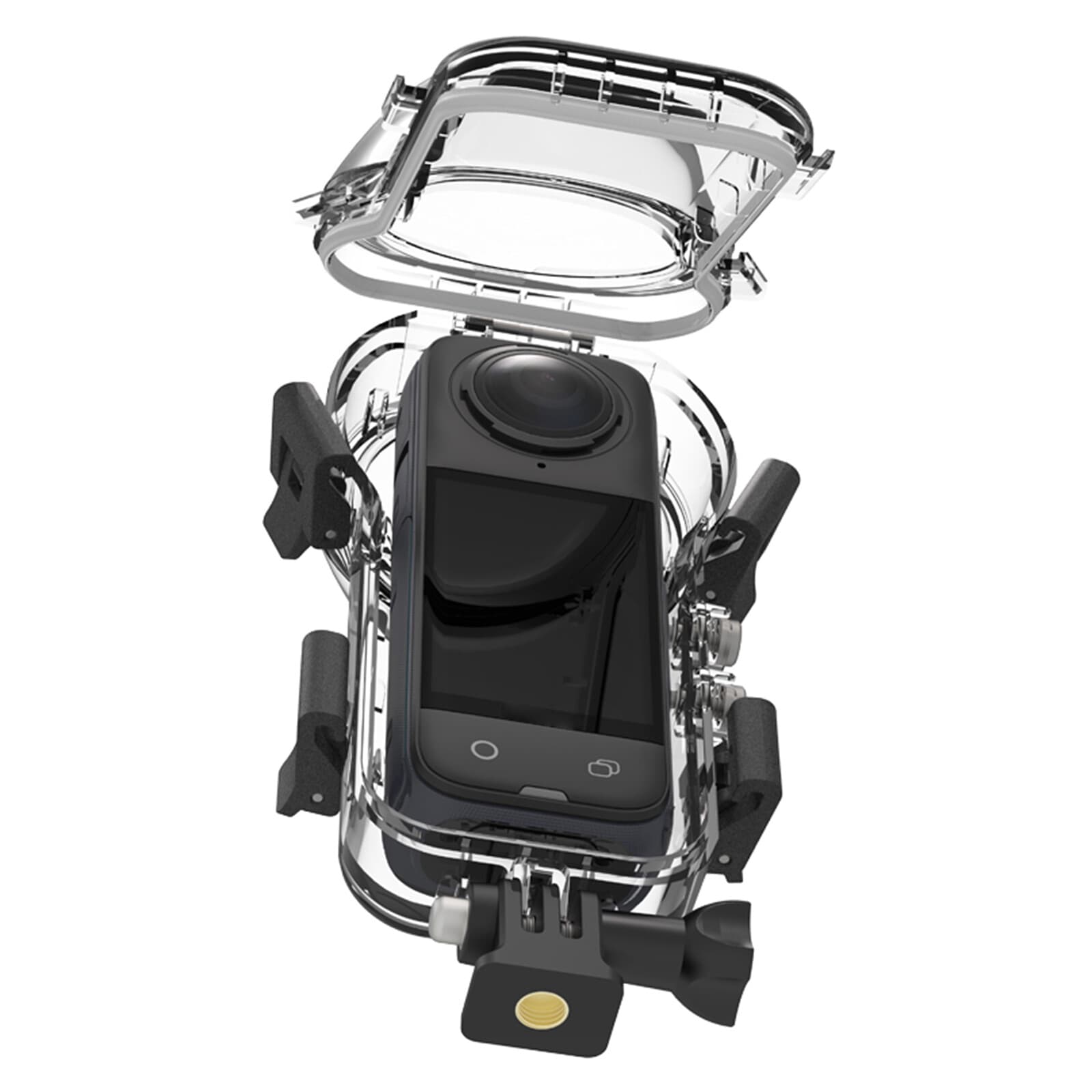 Spherical 50M Invisible Waterproof Underwater Diving Case Cover for Insta360 X5 2