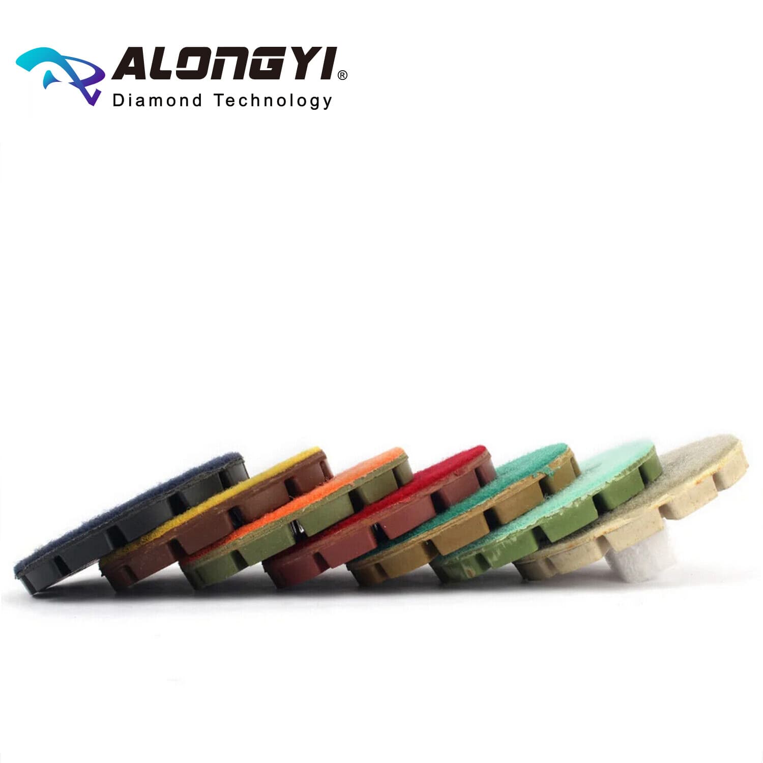 7pcs 4" Diamond Renew Sanding Disc Wet Polishing Pads For Concrete Resin Bond 5