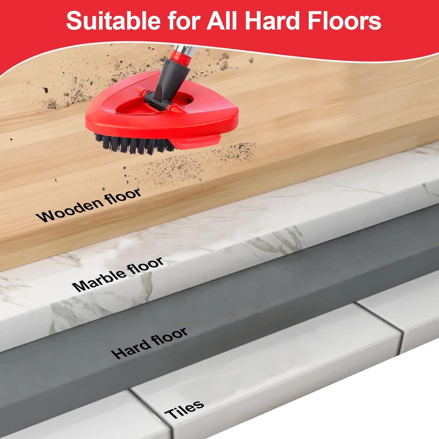 Scrub Brush O-Cedar Rinse Clean 2 Tank System Spin Mop Head Replacement 1 Clean 5