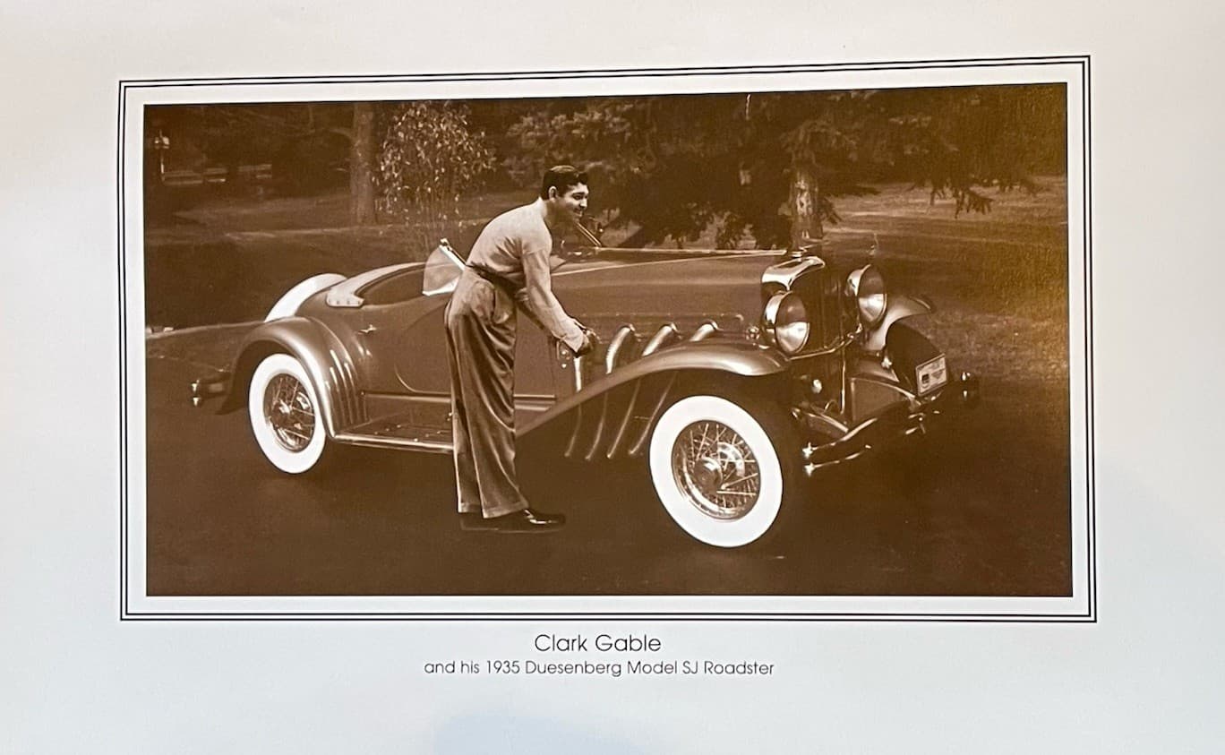 1935 Duesenberg Model SJ Roadsters CLARK GABLE GARY COOPER Classic Hollywood 2