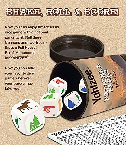 YAHTZEE: National Parks Travel Edition Dice Game 3