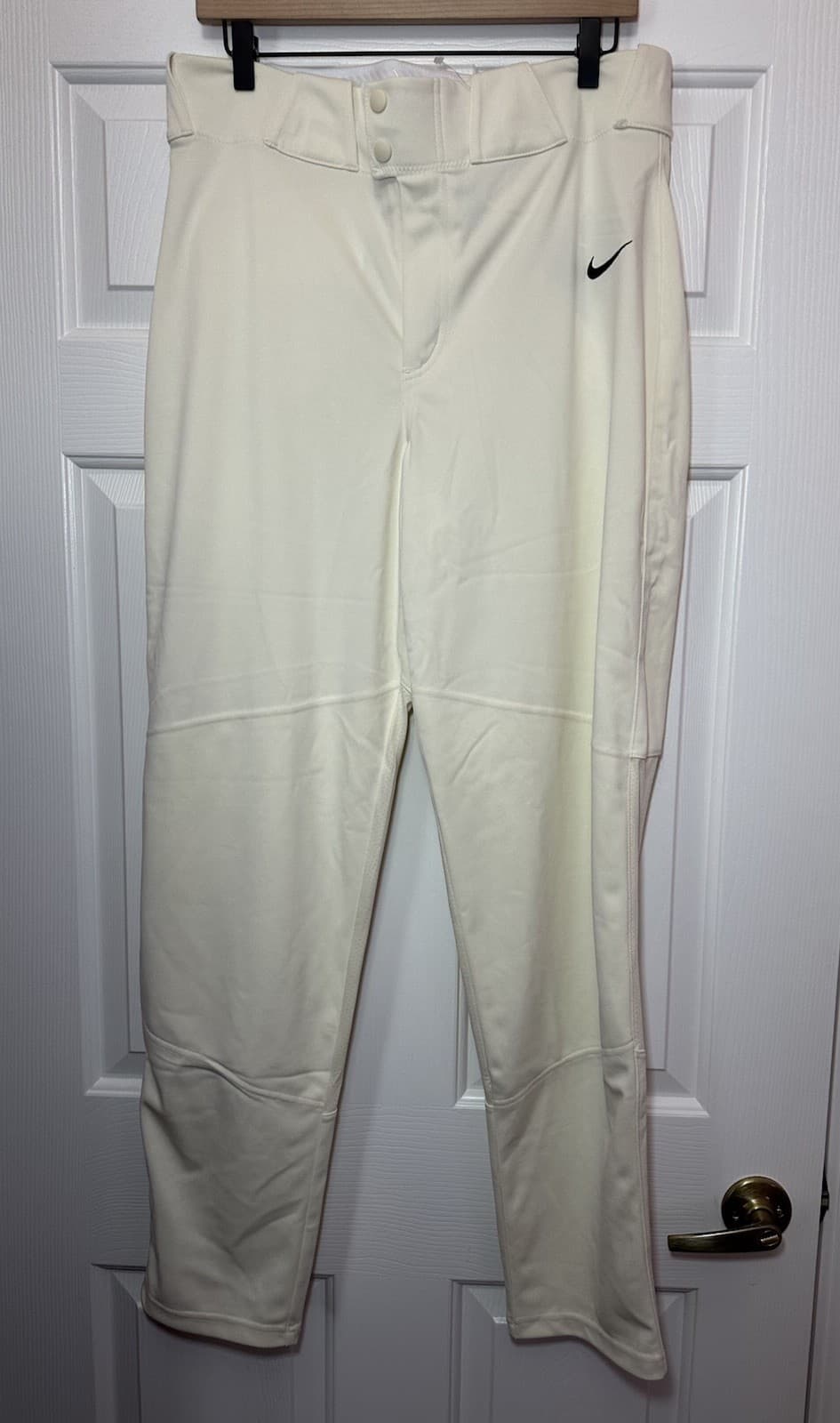 Size L Nike Stock Vapor Select Baseball Pants Cream Ivory Mens BQ5488-120 NEW