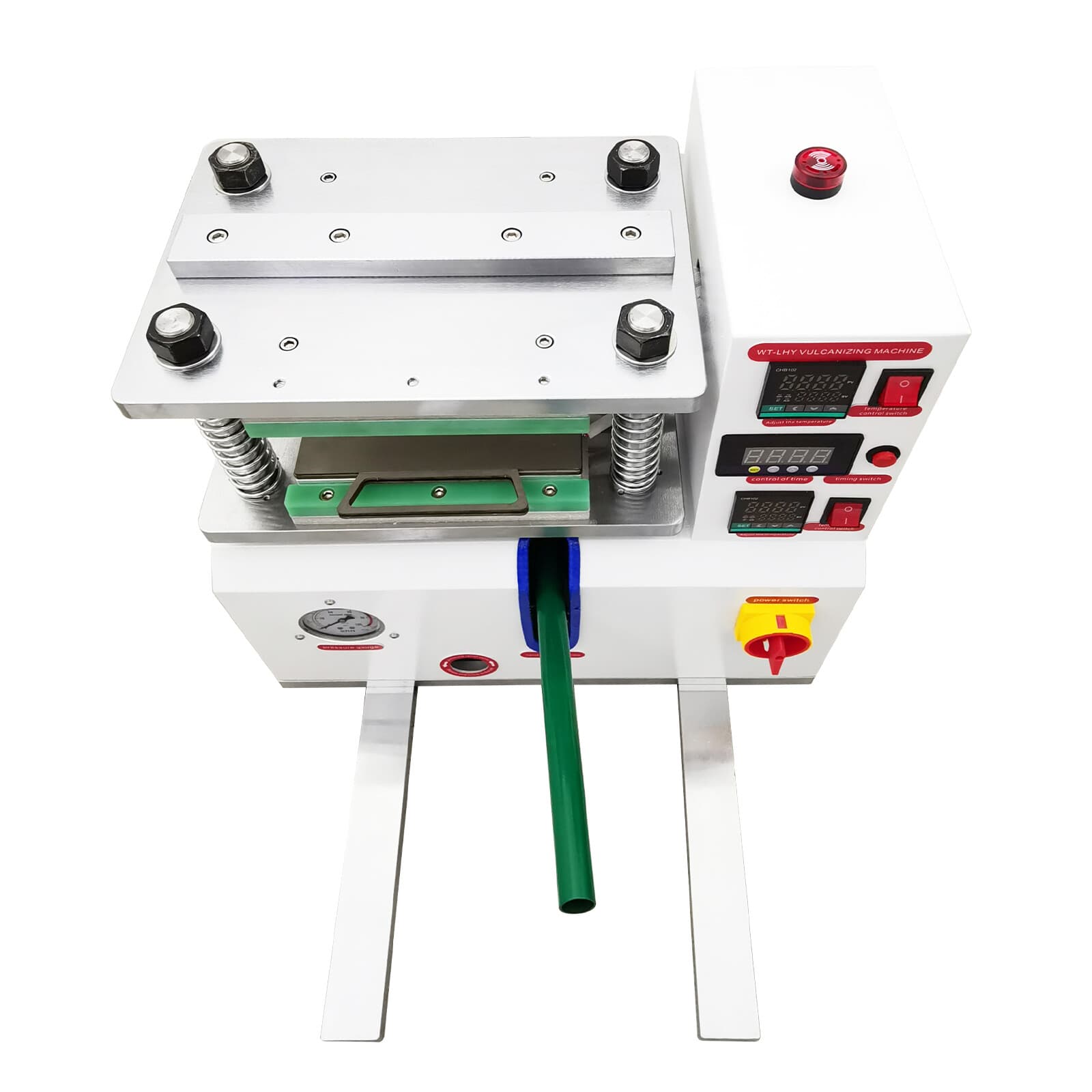 Small Laboratory Flat Vulcanizing Press 110V 1-Phase Manual 8 Ton Testing 2