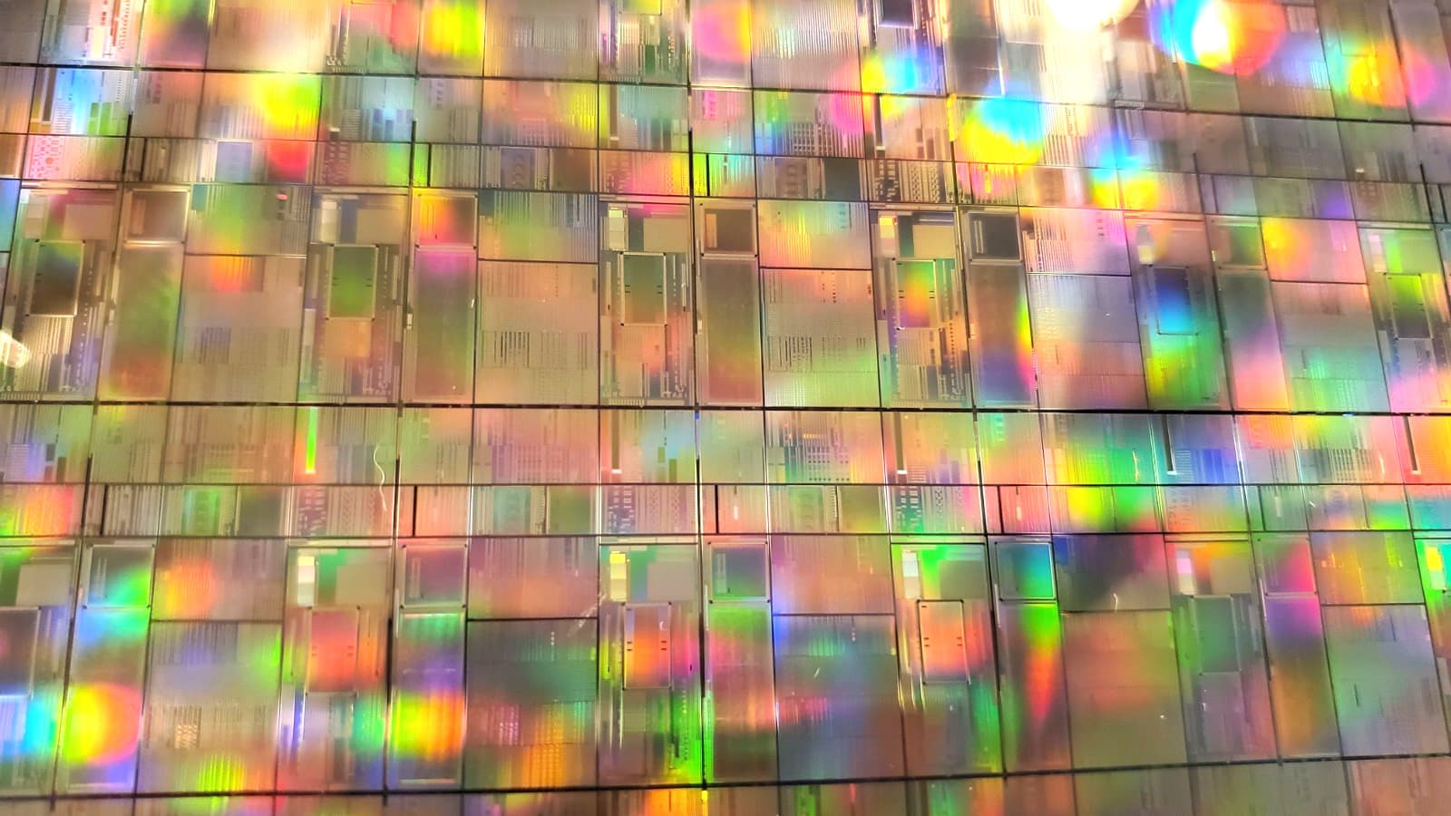 10 PC Lot 200mm 8" Semiconductor Silicon Wafers Same IC Chip Lithographic Litho 5