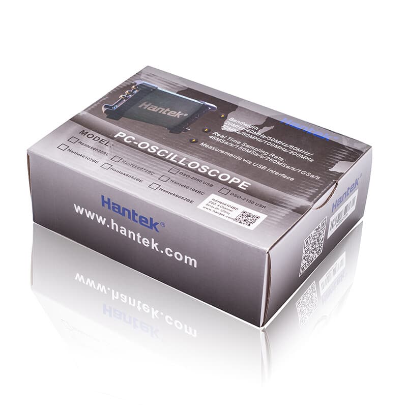 4CH 70Mhz Bandwidth Hantek PC Based USB Digital Storage Oscilloscope 6074BC 5