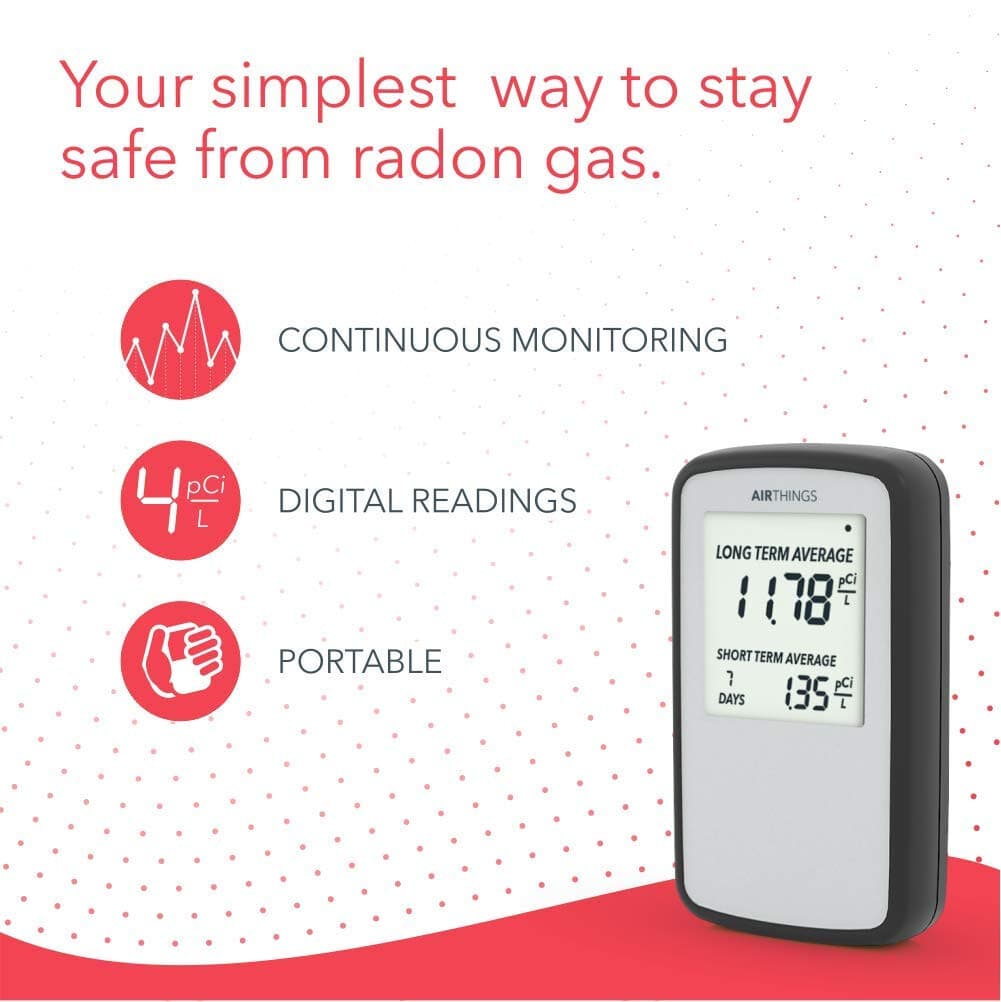 Airthings Corentium Home Radon Detector (223) BRAND NEW! 4