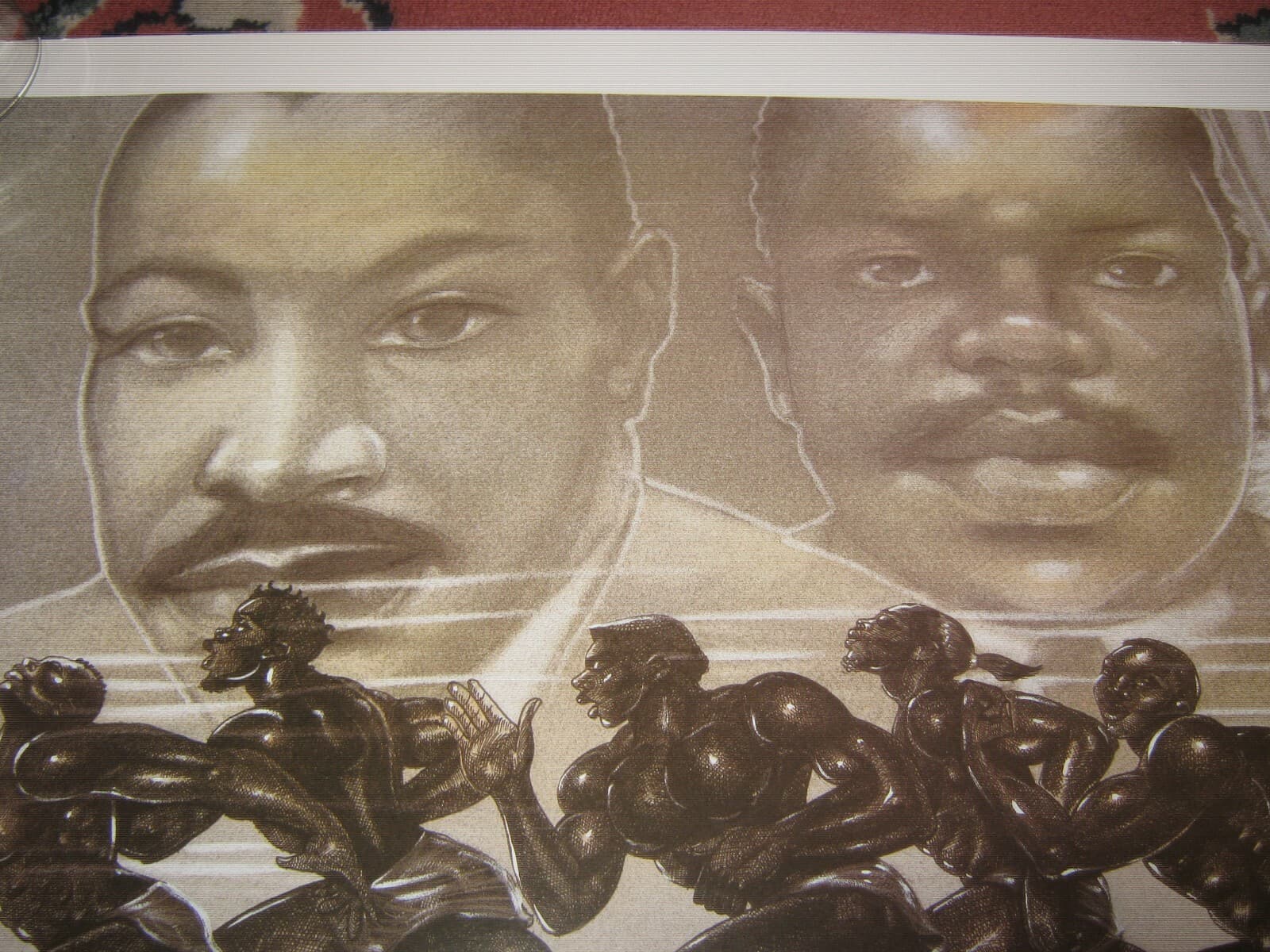 Roederick Vines "RUNNING OUT OF TIME" 1993(17.5" x 35"s) Signed & Clean 3