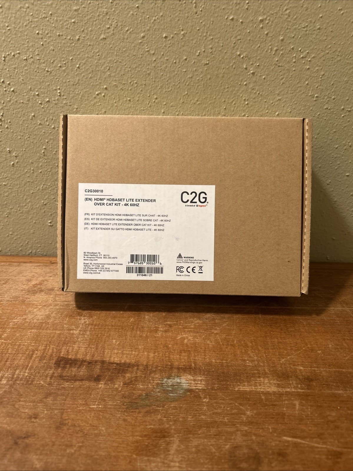 C2G C2G30010 HDBaseT Extender over Cat Transmitter - Open Box