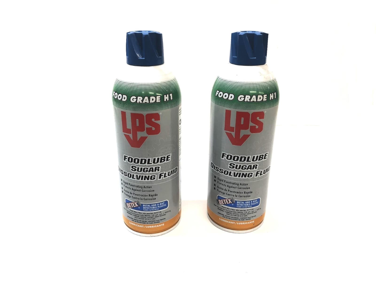 LPS 15 OZ. 427ml Foodlube Sugar Dissolving Fluid Aerosol 57716 [Lot of 2] NOS