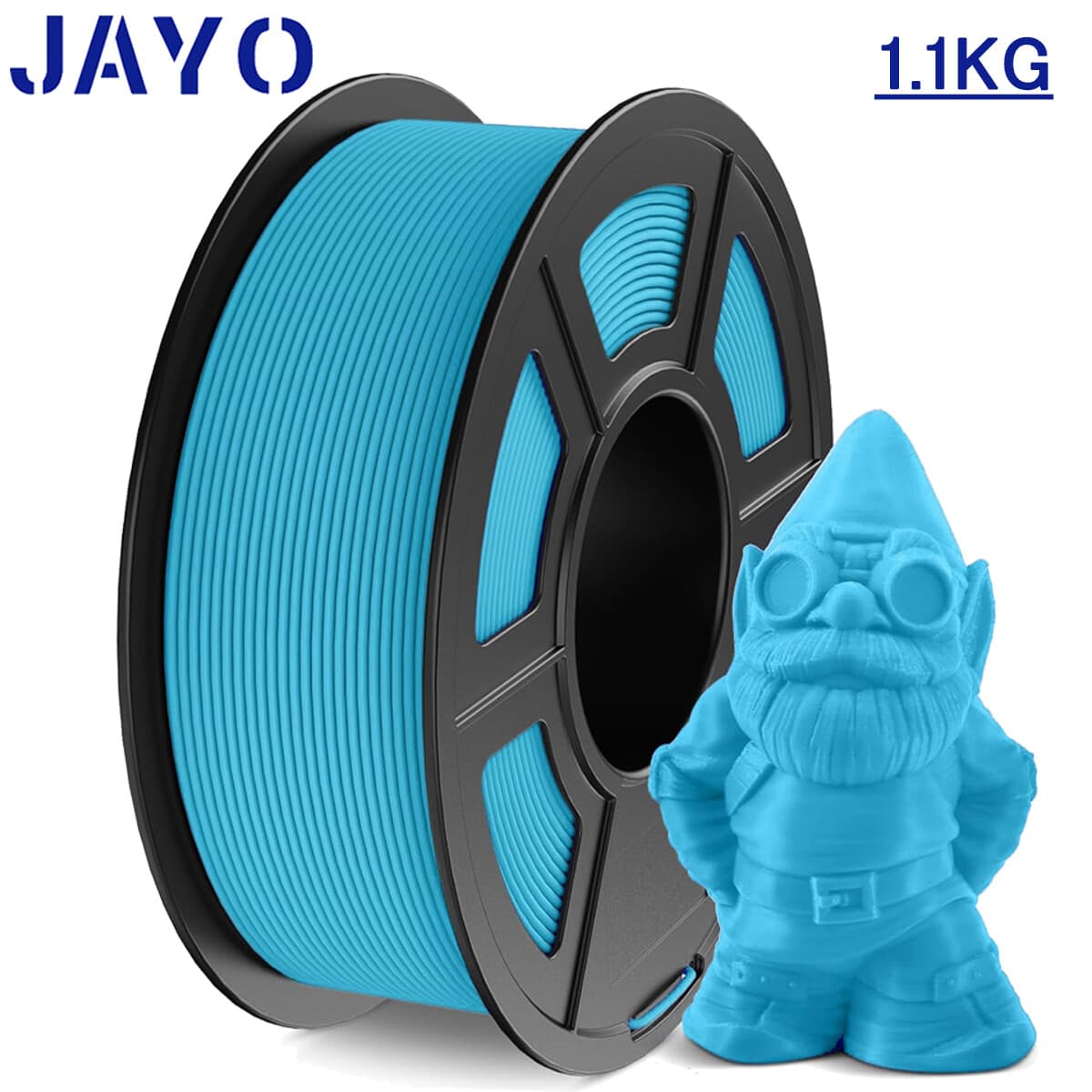 JAYO 10KG 1.75mm PETG Filament 3D Printer Consumables High Toughness Black