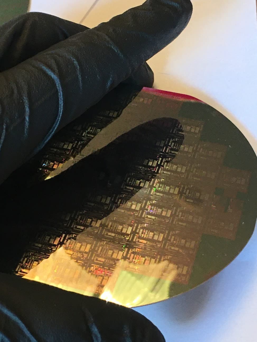 4" Unknown Silicon Wafer 1980s Extremely Rare Vintage CPU Chip 2