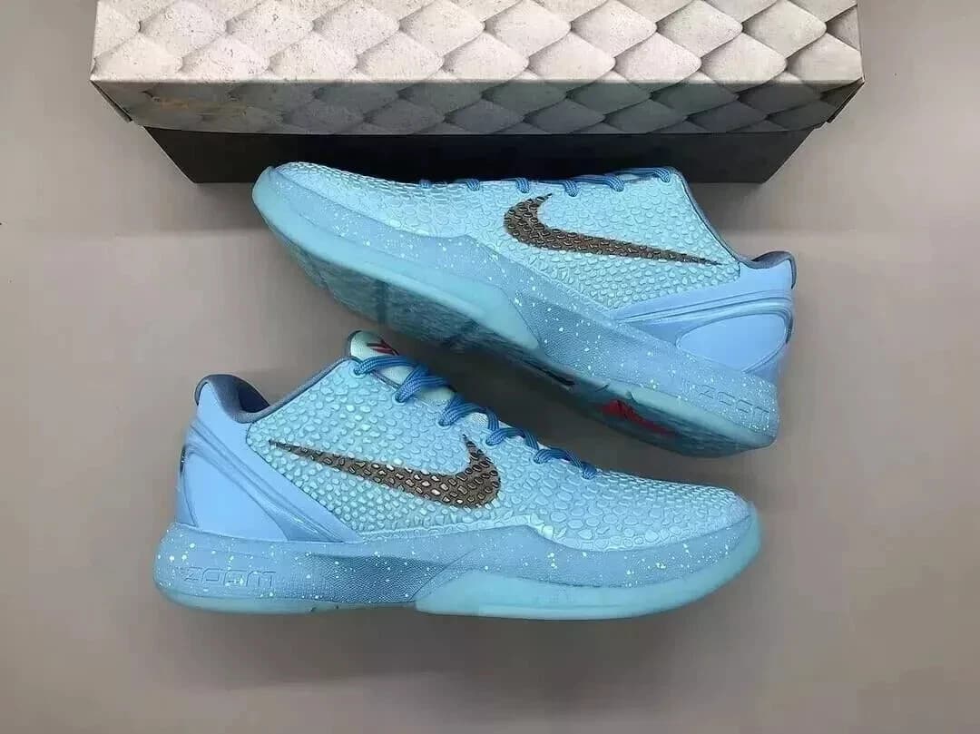 Kobe 6 Protro Blue Ice Grinch Sport Mens Size US 7-12 2