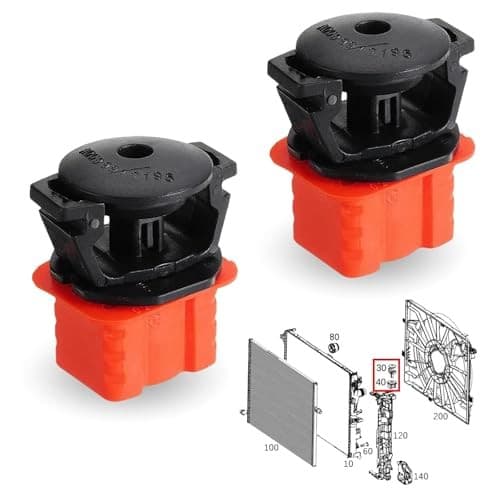 Radiator Base Bracket, Radiator Mount Bracket and Upper Mount Pin, Replacement  2