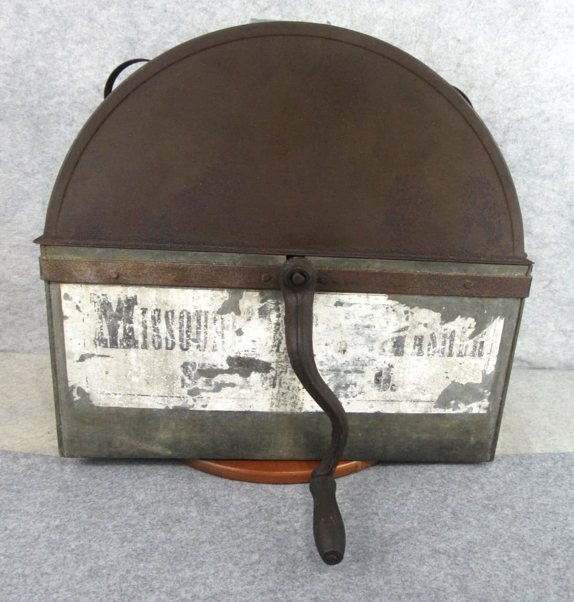 RARE Antique Missouri Stove Top Victorian Steam Hand Crank Washing Machine 4