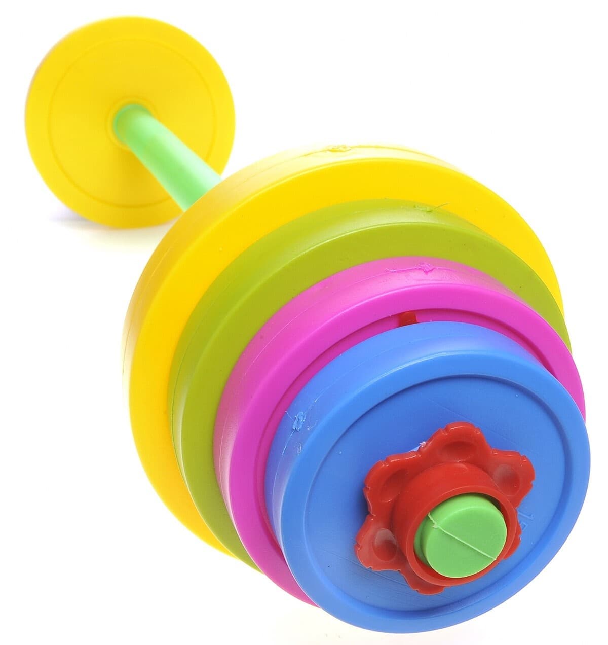 Adjustable Barbell Toy Colorful Weight Set Kids Workout 3