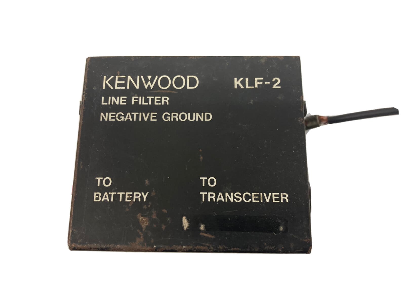 Used Kenwood KLF-2 Line Noise Filter RF Suppressor Two Way Radio CB Ham