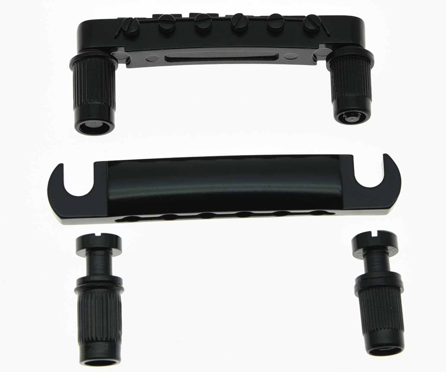 Black LP Guitar Tune-o-matic Bridge with Tailpiece fits Les Paul 2