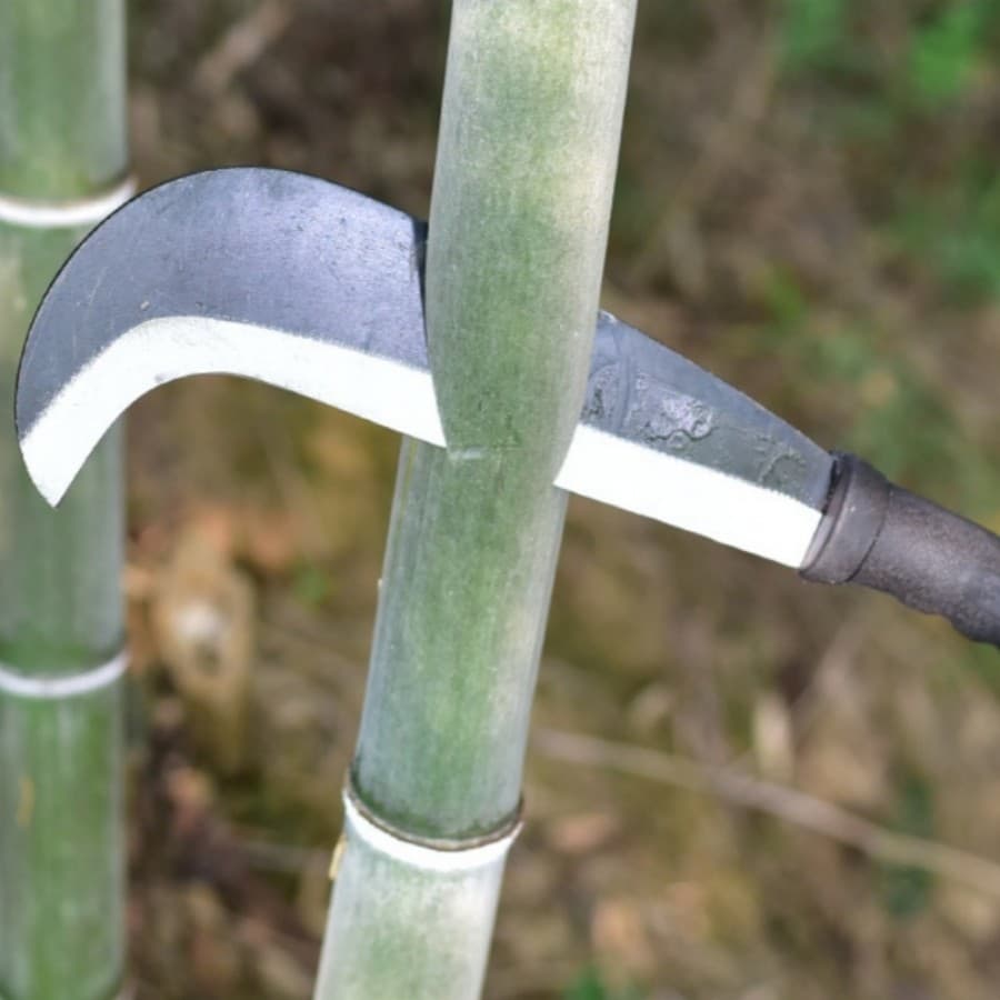 Weeding Bush Sickle Billhook Machete Knife Manganese Steel Blade Garden Scyth 5