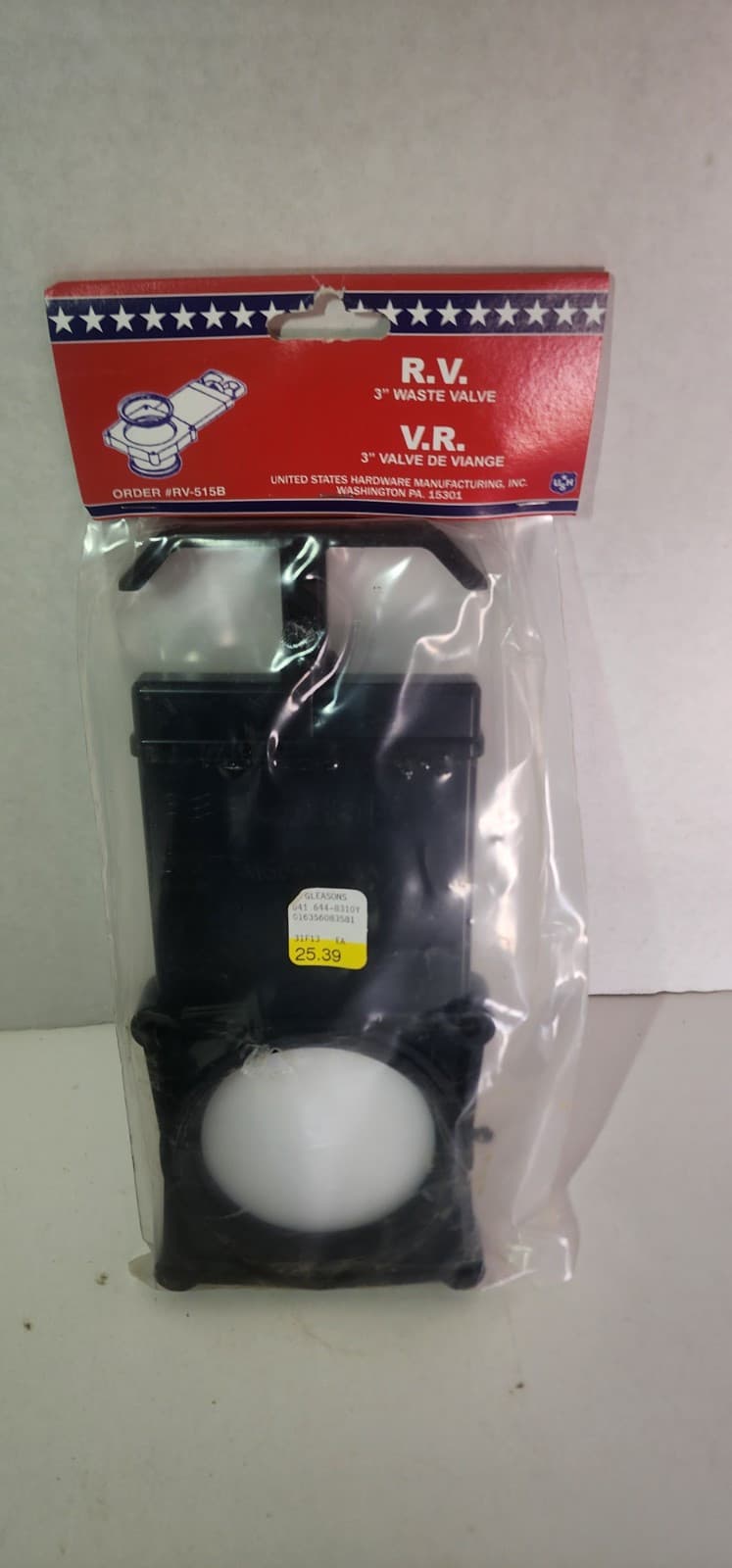 US Hardware RV-515B Waste Valve, 3"