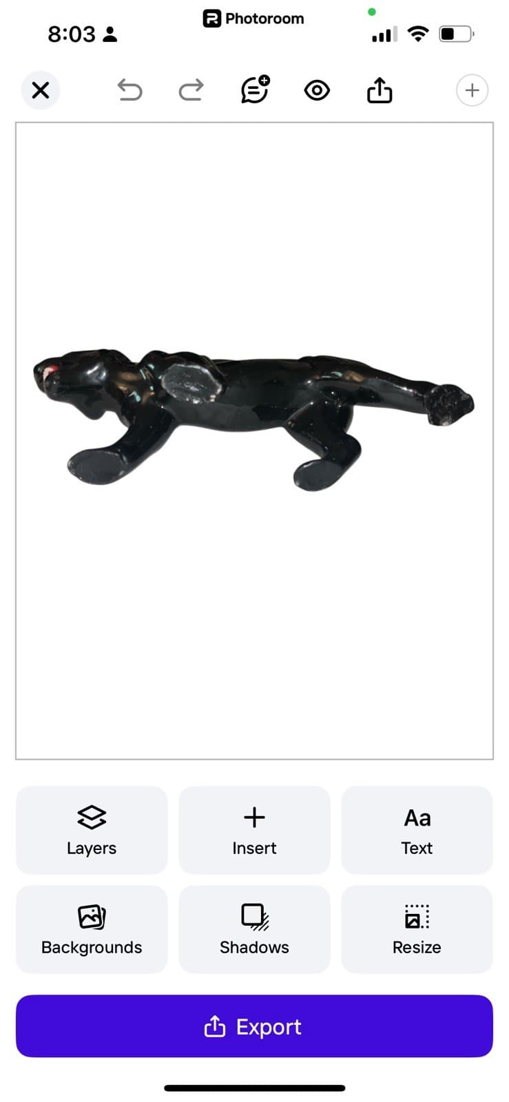 Vintage Black Panther Ceramic Coin Bank Figurine – Mid Century Retro Jungle Cat 5