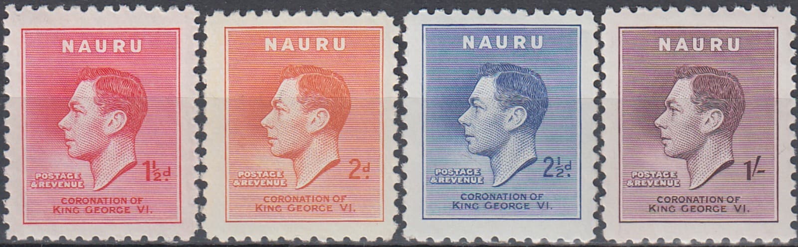 Nauru Coronation KGVI 1937 MNH-5 Euro