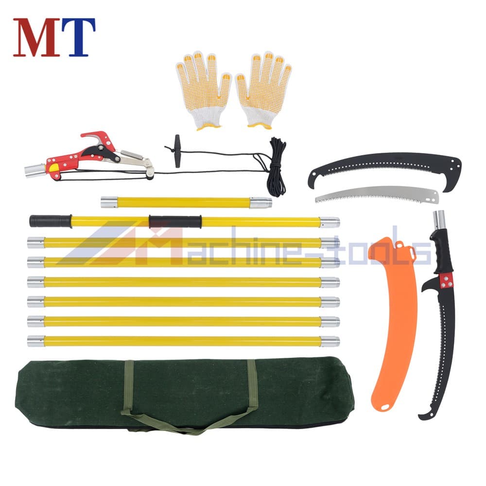 27 Feet Extendable Tree Pruner With Sharp Steel Blade & Scissors With 8 Section 5