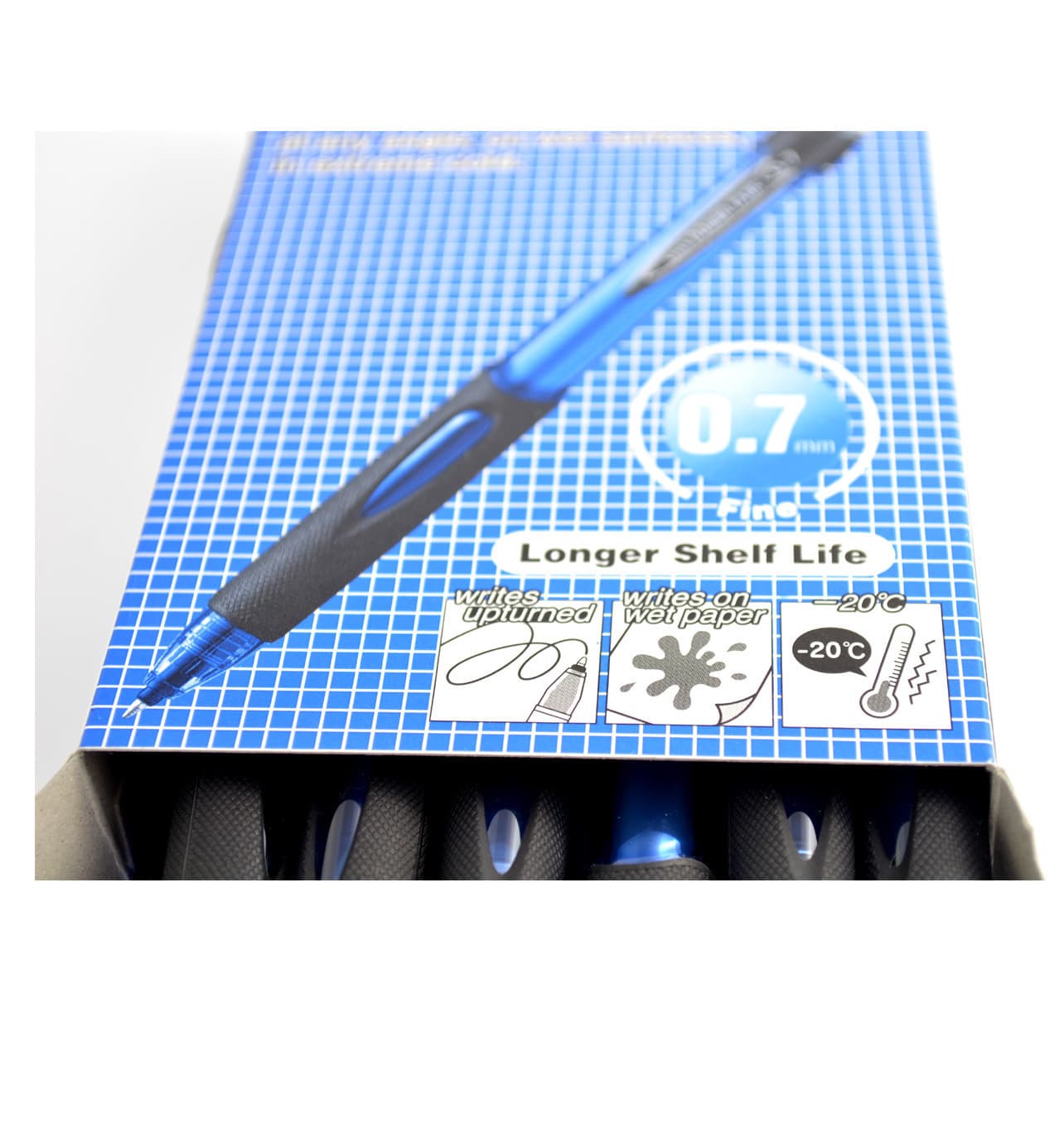 All-weather outdoor pen. Mitsubishi Uni SN-227 Power Tank. Geocaching ballpen 2