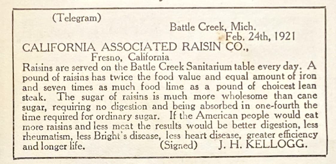 1921 **CALIFORNIA ASSOCIATED RAISIN CO.** {92 SELECTED RECIPES} 28 PAGE BOOKLET! 4